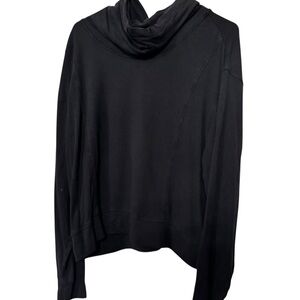 Athleta Pullover,‎ Size XL, Light Pullover, Black Color, Missing Drawstring